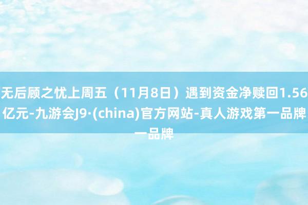 无后顾之忧上周五（11月8日）遇到资金净赎回1.56亿元-九游会J9·(china)官方网站-真人游戏第一品牌
