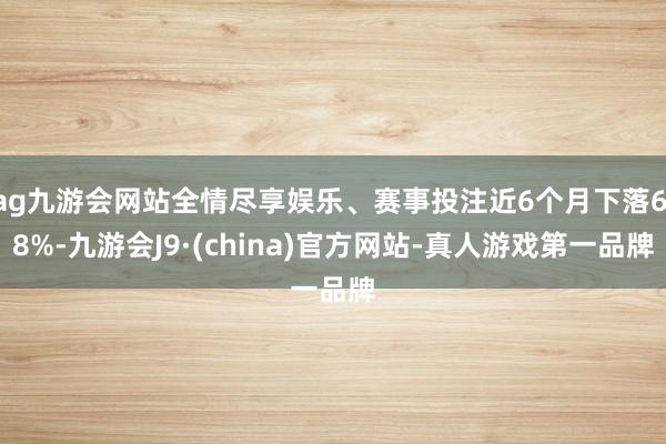ag九游会网站全情尽享娱乐、赛事投注近6个月下落6.8%-九游会J9·(china)官方网站-真人游戏第一品牌