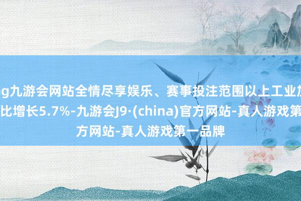 ag九游会网站全情尽享娱乐、赛事投注范围以上工业加多值同比增长5.7%-九游会J9·(china)官方网站-真人游戏第一品牌