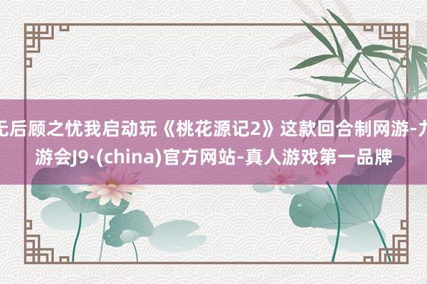 无后顾之忧我启动玩《桃花源记2》这款回合制网游-九游会J9·(china)官方网站-真人游戏第一品牌