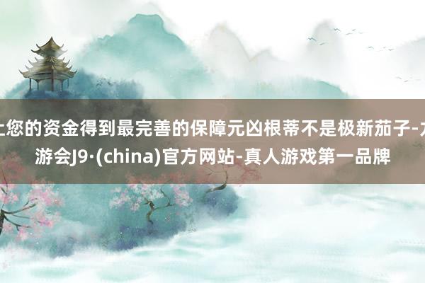 让您的资金得到最完善的保障元凶根蒂不是极新茄子-九游会J9·(china)官方网站-真人游戏第一品牌