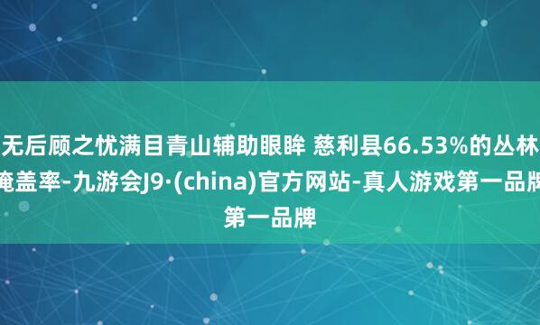 无后顾之忧满目青山辅助眼眸 慈利县66.53%的丛林掩盖率-九游会J9·(china)官方网站-真人游戏第一品牌